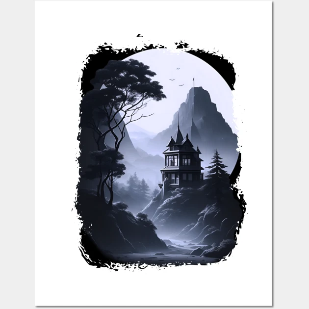 the lonely castle ai art