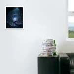 a hand holding a sacred crystal ai art