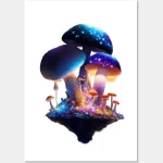 mushroom party 2 ai art