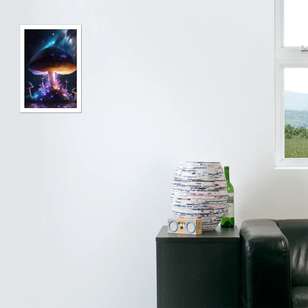 mushroom party 3 ai art