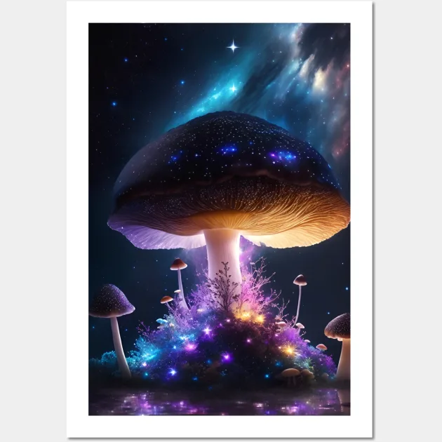 mushroom party 3 ai art