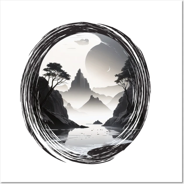 a peaceful beach ai art