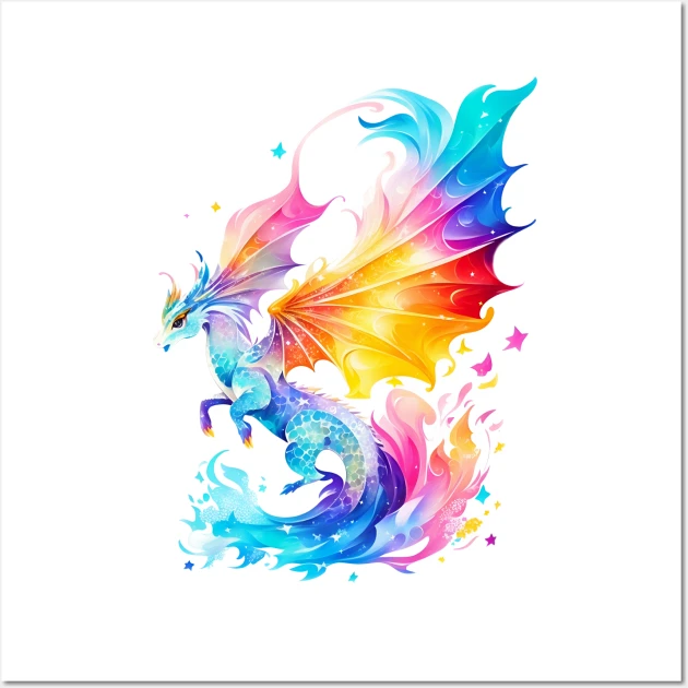 sea ddragon in watercolor style
