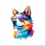 yet another dog watercolor ai art