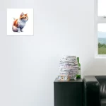 cute kitten watercolor style ai art