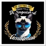 the distinguished siamese cat gentleman