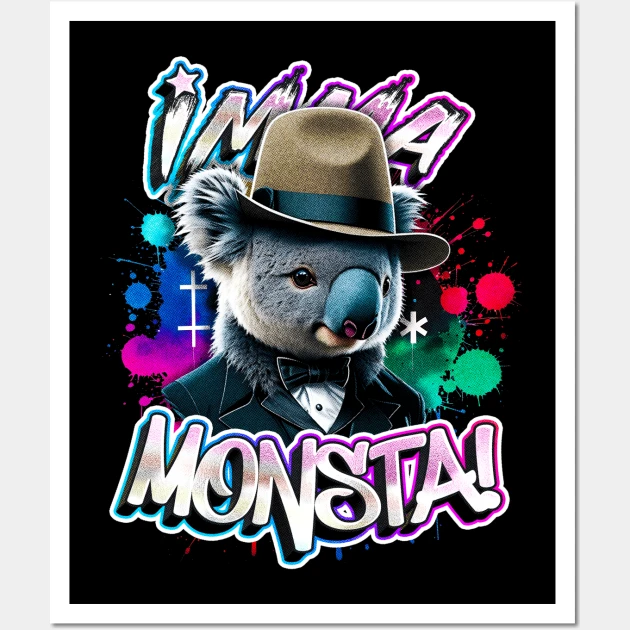 imma monsta! koala | blacktee | by asarteon